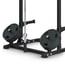 Half Rack Horizon Fitness HHR50 con Brazos de Seguridad y 25 Posiciones de Ajuste